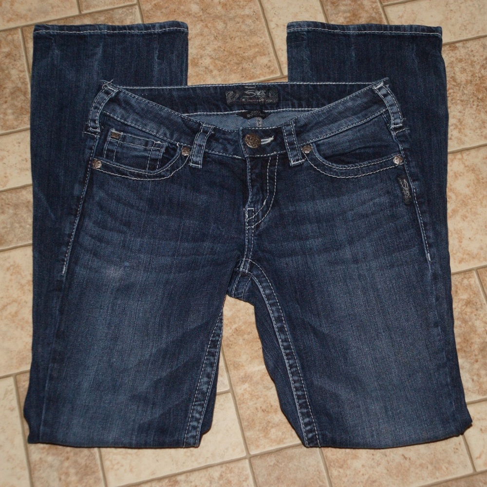 Silver Aiko bootcut jeans W27/L33 - Picture 3 of 8